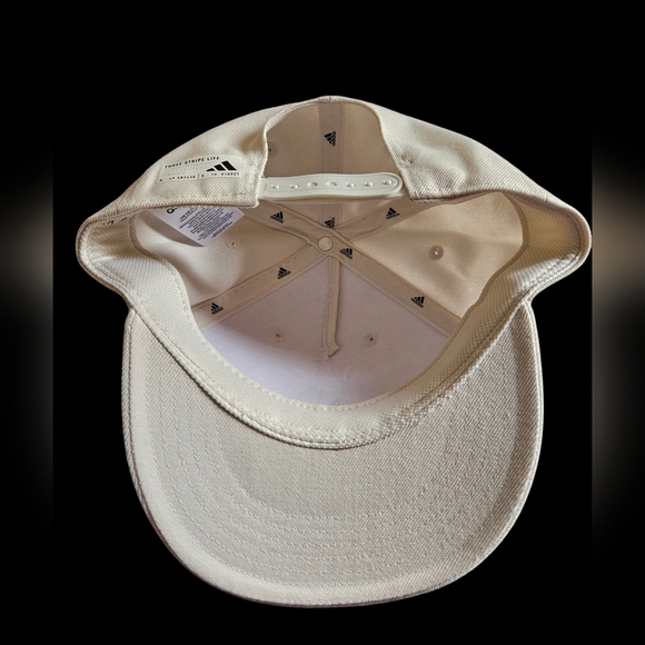 Adidas Men's Three Bar Structured Snapback Adjustable Fit Hat - NWOT - Picture 2 of 4